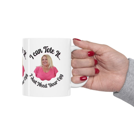 90 Day Fiancé Angela Mug: I Can Tote It Quote, TLC TV (11 Oz)