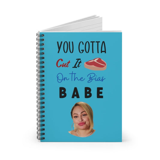 90 Day Fiance Darcey Spiral Notebook: 'Cut It On The Bias'